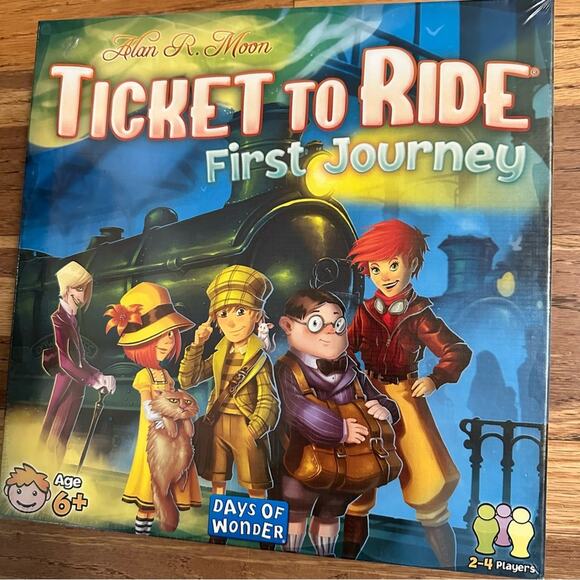 NEW!! Ticket to Ride First Journey Board Game - Ages 6+, Sealed!! - Picture 3 of 8